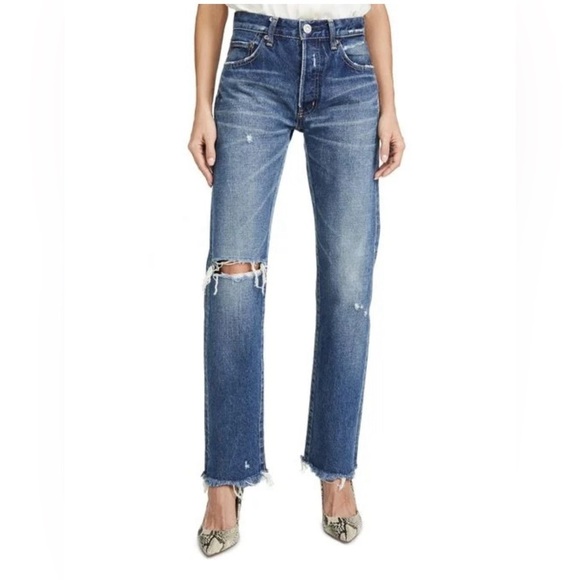 Moussy Denim - Moussy Elma Wide Straight Jeans